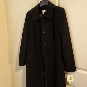 Anne Klein cashmere trench coat